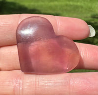 Candy Fluorite Carved Heart #3