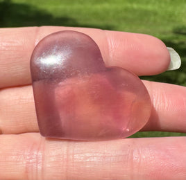 Candy Fluorite Carved Heart #3