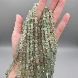 Prehnite Freeform Bead Strand