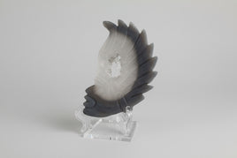Druzy Agate Geode Carved Native American #1