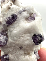 Scapolite in Marble Matrix from Pakistan Specimen