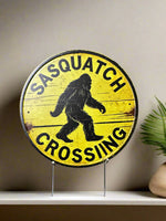 Sasquatch Crossing Novelty Sign