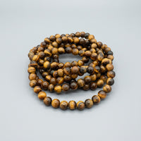 Tigers Eye 6mm Bracelet Three Piece Set