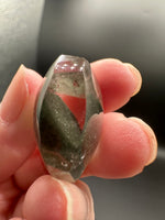 Garden Quartz Mountain Shape Inclusion – Scenic Green Phantom Formation