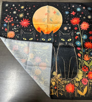 Enchanting Moon Cats Tarot/Altar Cloth