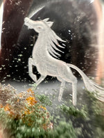 Beautiful Horse Garden Quartz Inner Scene Carving #2