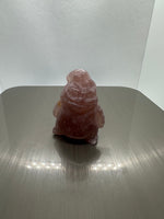 Ghostly Ghoul Strawberry Quartz Carved Crystal