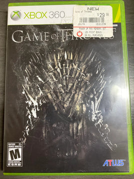 Xbox 360 Game of Thrones