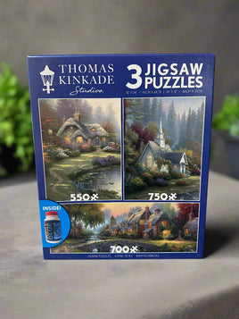 Thomas Kinkade Puzzle (3 to box)