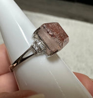 Sterling 925 Super 7 Strawberry Quartz Ring #34