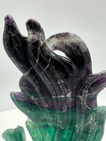 Rainbow Fluorite Nine-Tailed Fox