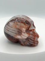 Unique Fire Quartz Skull #2