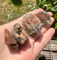 Rough Red Sunstone Specimens
