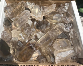 Smokey Quartz Points Lot of 42