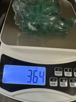 Natural Green Fluorite Dragon Head Carving #2 – 364g