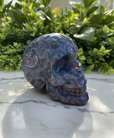 Decorative Garnet Skull
