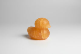 Carved Yellow Stone Duck #2