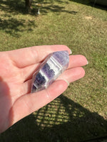 Double Terminated Chevron Amethyst Point #14