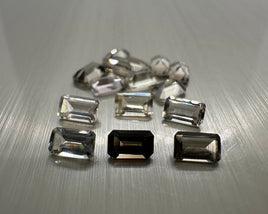 Emerald Cut 5x3mm Pastel Quartz