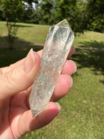 Double Terminated Prasiolite Scepter Wand #3