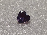 Manmade Alexandrite 6mm Heartshape 1ct