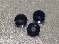 Lab Created Blue Topaz 8mm Round