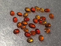 Fire Opal 4x3mm-5x3mm Oval Cabochon