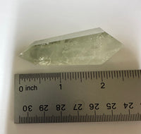Double Terminated Prasiolite Scepter Wand #6