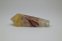 Carved Fluorite Scepter with Rainbows #8