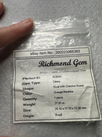 Madeira Citrine Oval Checker 20x17x13 27.91ct