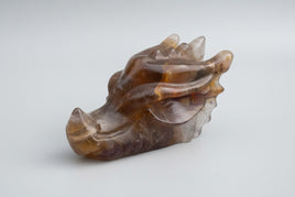 Fluorite Dragon Head Carving #9