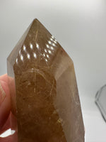 Gold Rutilated Quartz Point #2