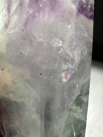 Feather Fluorite Free Form with Rainbow #5