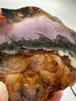 Fluorite Mixed Cube Pyrite & Acicular Slab #2