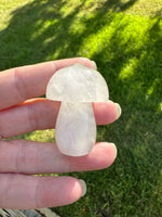 Colorless Fluorite Mushroom Carving #16