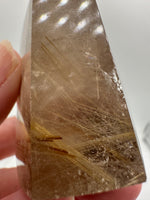 Gold Rutilated Quartz Point #6