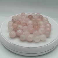 Pastel Rose Quartz Spheres