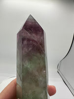 Large Fat Watermelon Fluorite Tower #4