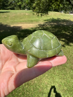 Nephrite Jade Hand Carved Turtle #3