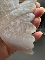 Druzy Agate Geode Indigenous-Inspired Profile Headdress Carving #8