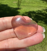 Candy Fluorite Carved Heart #15