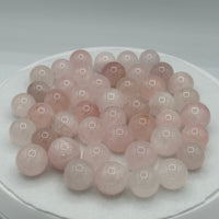Pastel Rose Quartz Spheres