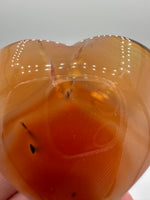 Carnelian Heart Palm Stone #8