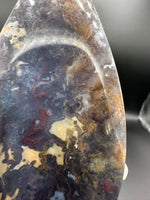 Ocean Jasper Polished Arrow Flame Freeform #1 Multicolor Patterning