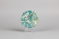 Moss Agate Polished Round Slice #21