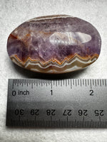 Amethyst Mixed with Stripe Agate Palm Stone #1