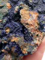 Azurite and Malachite, Tiznit, Morocco