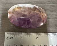 Amethyst Mixed with Stripe Agate Palm Stone #6