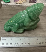 Green Aventurine Lizard Carving #1
