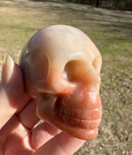 Orange Jade Skull #2